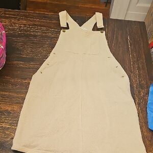 Beige Overall Dress Bohme Xs Like New